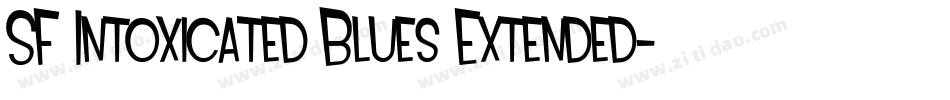 SF Intoxicated Blues Extended字体转换